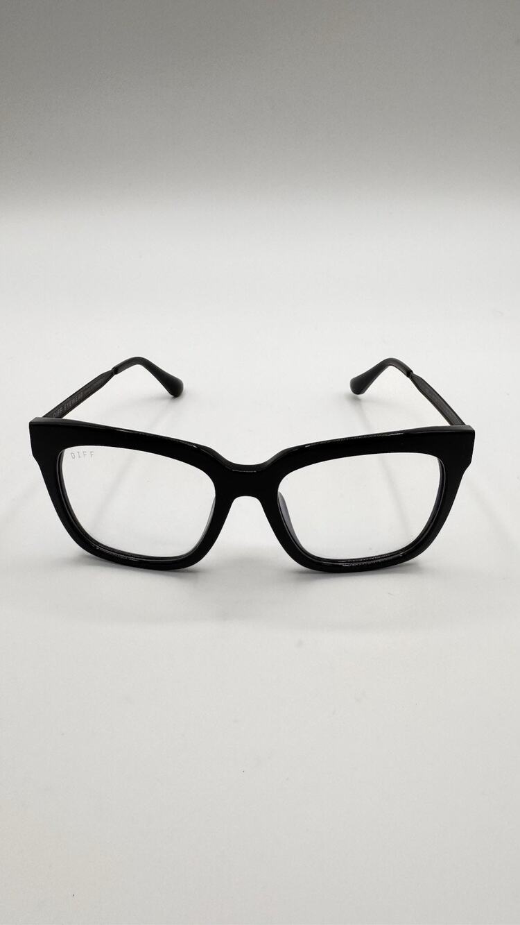 Diff Eyewear Make A Difference Bella BK-BB10 54-19/142 Black Clear